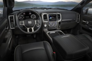 The interior of the new Laramie Limited.
