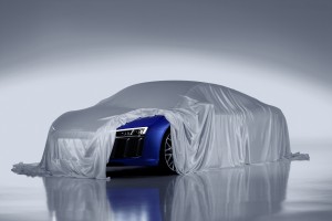 This is the photo that Audi supplied when they announced its new high-beams. Not fair, Audi, not fair.