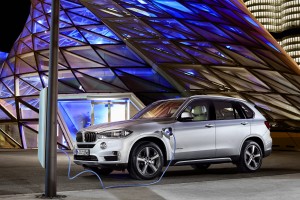 It's not everyday that you see a X5 plugged in.  