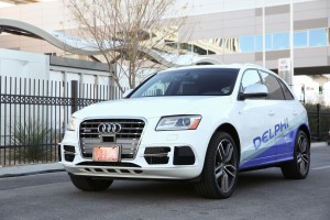 The Delphi Drive Audi sQ5 that will be taking on the long road trip.