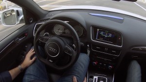 One of Delphi's main goals was to be as intrusive with their technology as possible, keeping the interior as stock as possible.