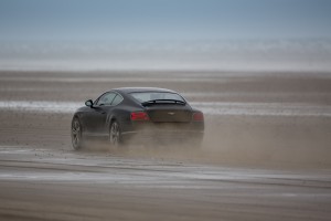 Idris Elba breaks historic 'Flying Mile' record in Bentley Continental GT Speed, on Pendine Sands, Wales(2)
