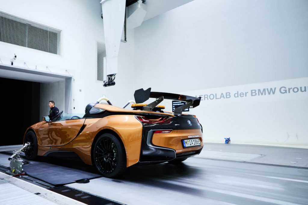 BMW engineers had fun creating the new BMW i8 Roadster Safety Car