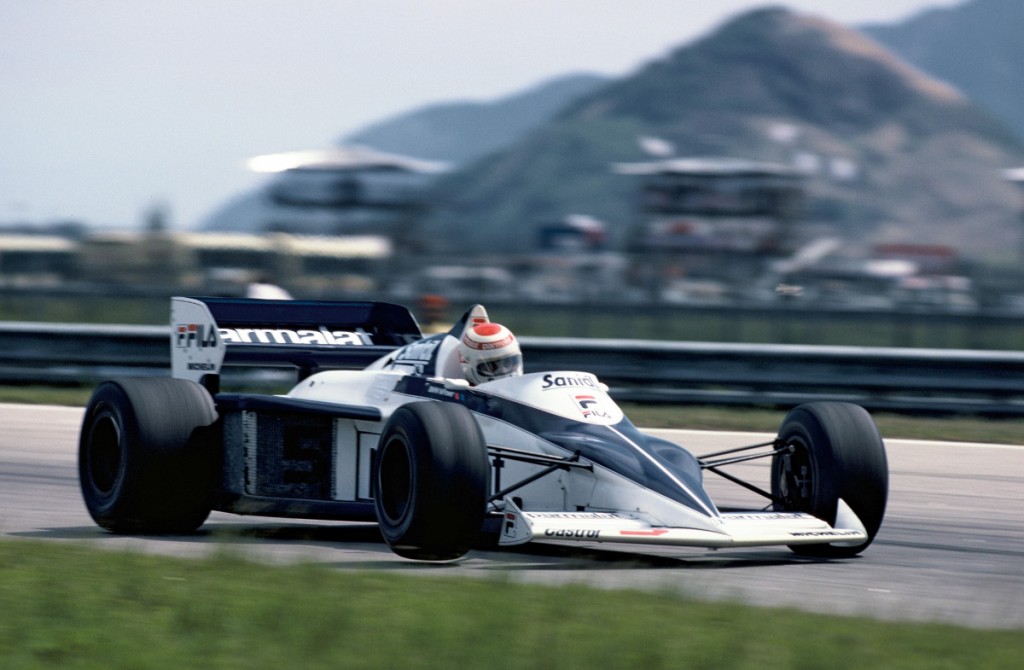 Nelson Piquet in the Brabham BMW BT 52 at the 1983 Brazil GP