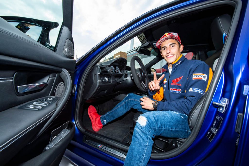 MotoGP Star Marquez Wins A New BMW M3 For The 6th Time
